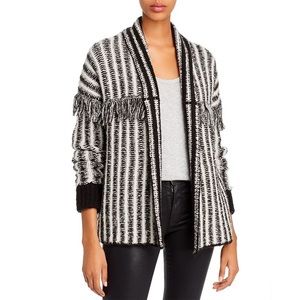 Bloomingdales Tassel Stripe Cardigan